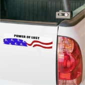 Stroom van stof bumpersticker (Op Truck)