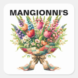 STROOM VIERKANTE STICKER