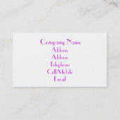 STROOM VISITEKAARTJE (Achterkant)