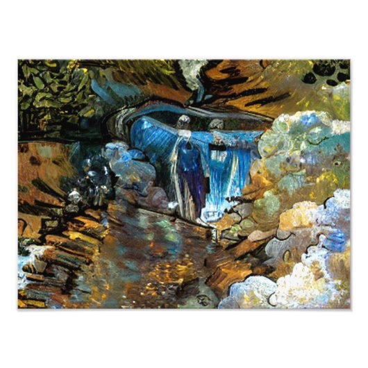 STROOM WATerval Foto Afdruk (Voorkant)