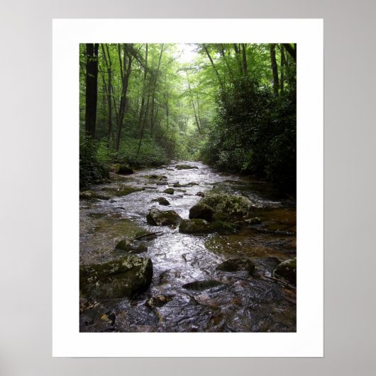 stroomafwaarts poster (Voorkant)