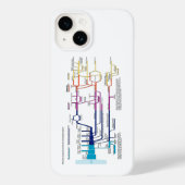 Stroomdiagram VS Amerikaans Strafrechtstelsel Case-Mate iPhone Case (Achterkant)