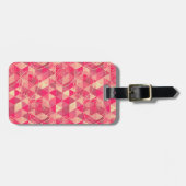 Stroomgeometrisch patroon bagagelabel (Voorkant horizontaal)