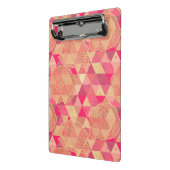 Stroomgeometrisch patroon mini klembord (Angled2)