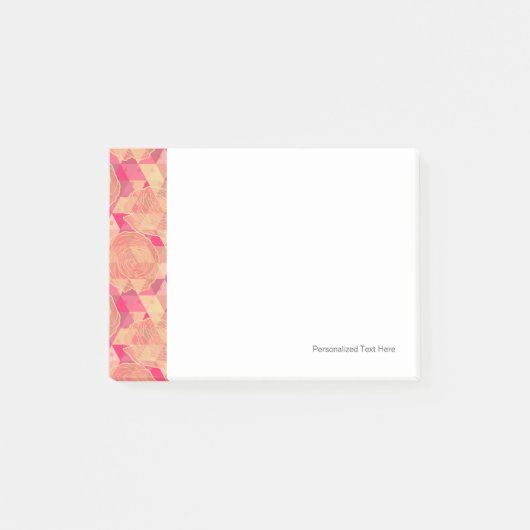 Stroomgeometrisch patroon post-it® notes (Voorkant)