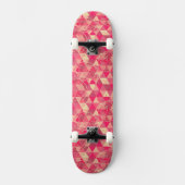 Stroomgeometrisch patroon skateboard (Voorkant)