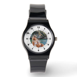 STROOMLIJN! 🖤 Horloge met zwarte siliconen band