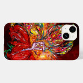 STROOMMELING IN RODE/Fantastische Floral Case-Mate iPhone Case (Achterkant (horizontaal))