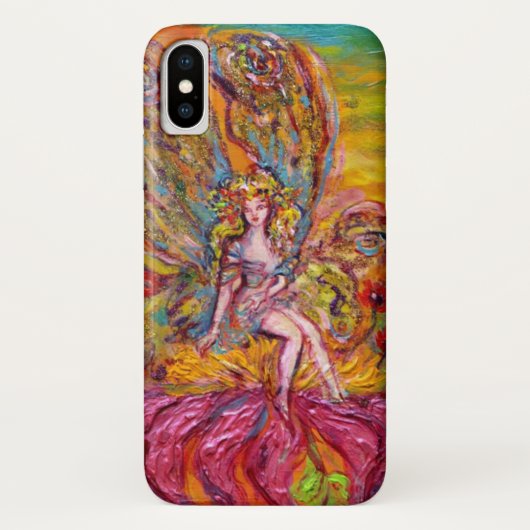 STROOMMELING OP DE PINK IRIS Fantasy Case-Mate iPhone Case (Achterkant)