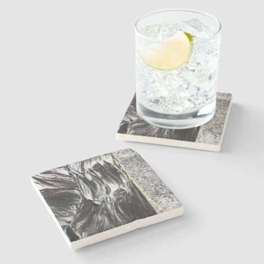 Stroompatroon 4 stenen onderzetter (Zijkant)