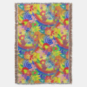 STROOMPOWER RAINBOW-patroon + uw idee Deken (Voorkant Verticaal)