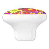 Stroomverbruik 60s hippy keramische knop (Zijkant)