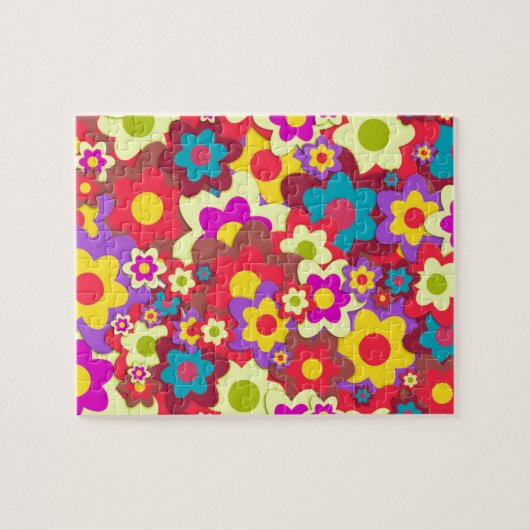 Stroomverbruik 60s hippy legpuzzel (Horizontaal)