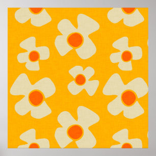 Stroomverbruik - Daisy Yellow Poster