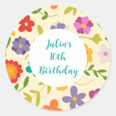 Stroomverbruik Ronde Sticker (Voorkant)