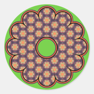 Stroomverbruik Ronde Sticker