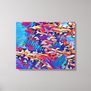 STROOMWATER CANVAS AFDRUK