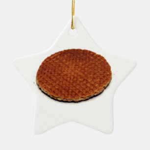 Stroopwafel Keramisch Ornament