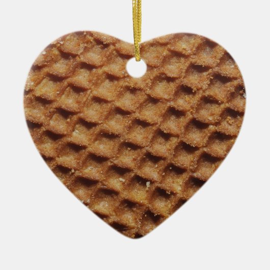 Stroopwafels Keramisch Ornament (Voorkant)