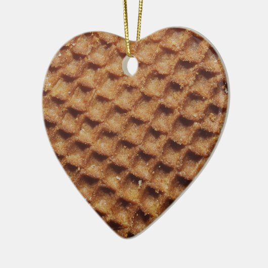 Stroopwafels Keramisch Ornament (Links)