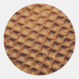 Stroopwafels Ronde Sticker