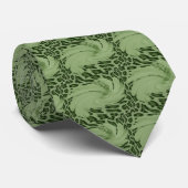 Stropdas Abstracte kosmos - Forest Green (Opgerold)
