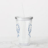Stropdas Acryl Drinkbeker (Links)