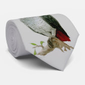 Stropdas - Afrikaanse grijze papegaai (Opgerold)