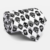 Stropdas Afrikaanse maskers (Opgerold)