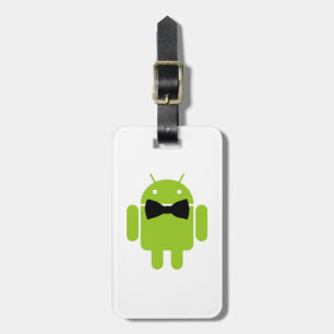 Stropdas Android Robot Icon Bagagelabel