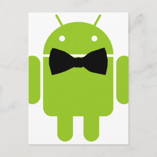 Stropdas Android Robot Icon Briefkaart