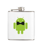 Stropdas Android Robot Icon Heupfles (Voorkant)