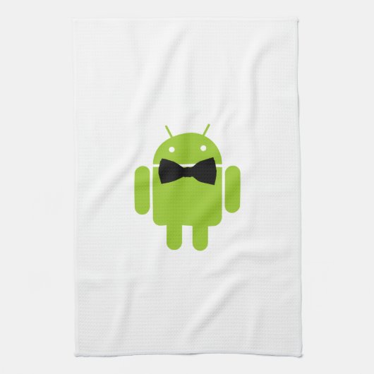 Stropdas Android Robot Icon Theedoek (Verticaal)