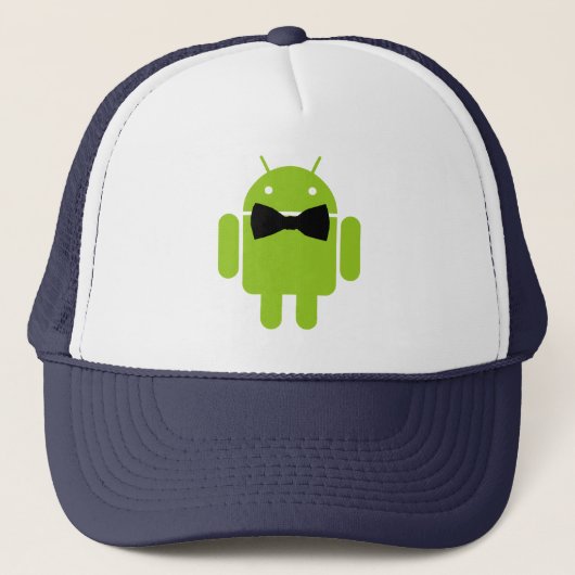 Stropdas Android Robot Icon Trucker Pet (Voorkant)
