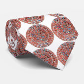 Stropdas: Aztec zonnsteen Stropdas (Opgerold)