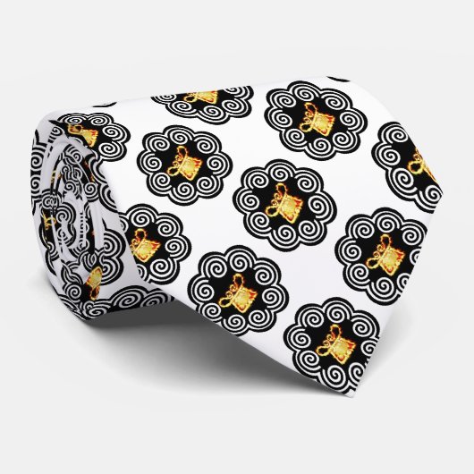 Stropdas BG-logo, vers (Opgerold)