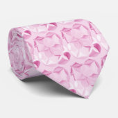 Stropdas blauw-ogen gras - Roze (Opgerold)