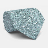 Stropdas Blauwe glitters (Opgerold)