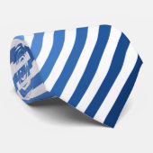 Stropdas - Blauwe strepen (Opgerold)