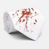 Stropdas Bloedspatter (Opgerold)