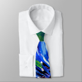 Stropdas: Blue Batchelor-Button Stropdas (Gebonden)