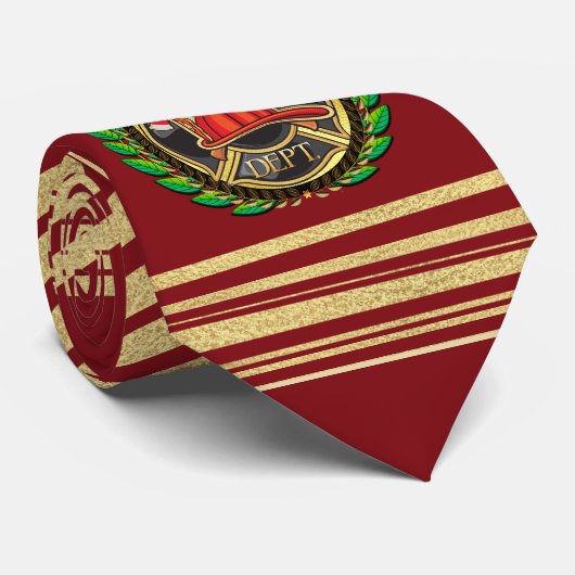 Stropdas brandweerman (Opgerold)