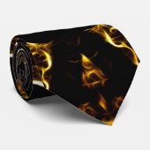 Stropdas Brown Mandala (Opgerold)