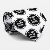 Stropdas Business Custom Logo Round (Opgerold)