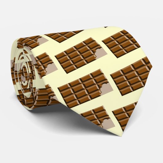 Stropdas Chocolade Bar (Opgerold)