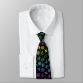 Stropdas D20-apparaatset patroon (regenboog) (Gebonden)