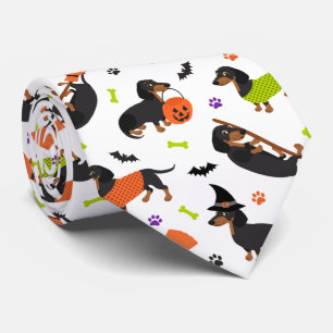 Stropdas Dachshund Halloween