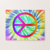 Stropdas die vredesgebarentaal ontwerpt puzzel (Horizontaal)