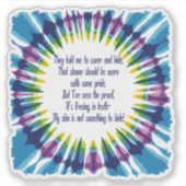 Stropdas-Dye Skin Pride T-shirt (Voorkant)