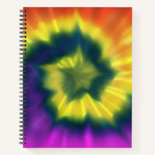 Stropdas-Dye spiral - 8,5 inch x 11-inch spirale l Notitieboek